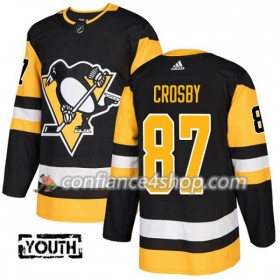 Adidas Maillot de Hockey Pittsburgh Penguins Sidney Crosby 87 2017-2018 Noir Authentic - Enfant